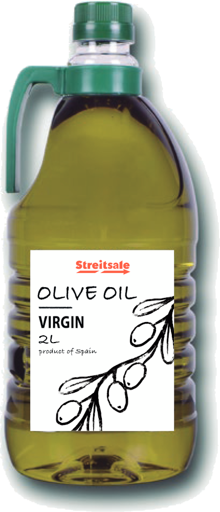 Масло оливковое Virgin Olive Oil в пластиковой бутылке 2л.