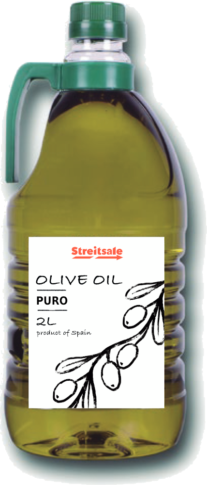 Масло оливковое Pure  (Olive Oil) в пластиковой бутылке 2л